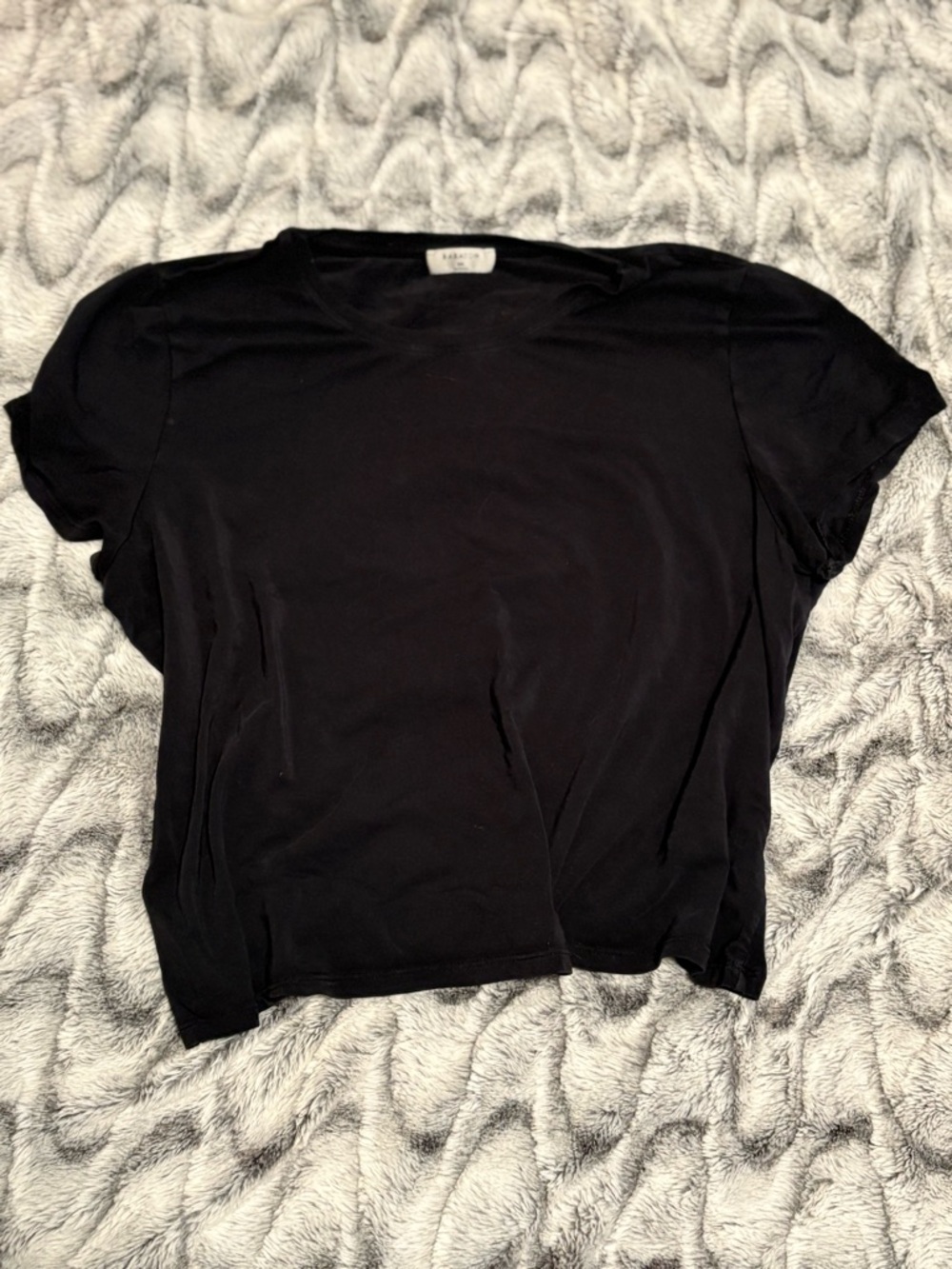 Wilfred Black Short Sleeve Crewneck Tee
